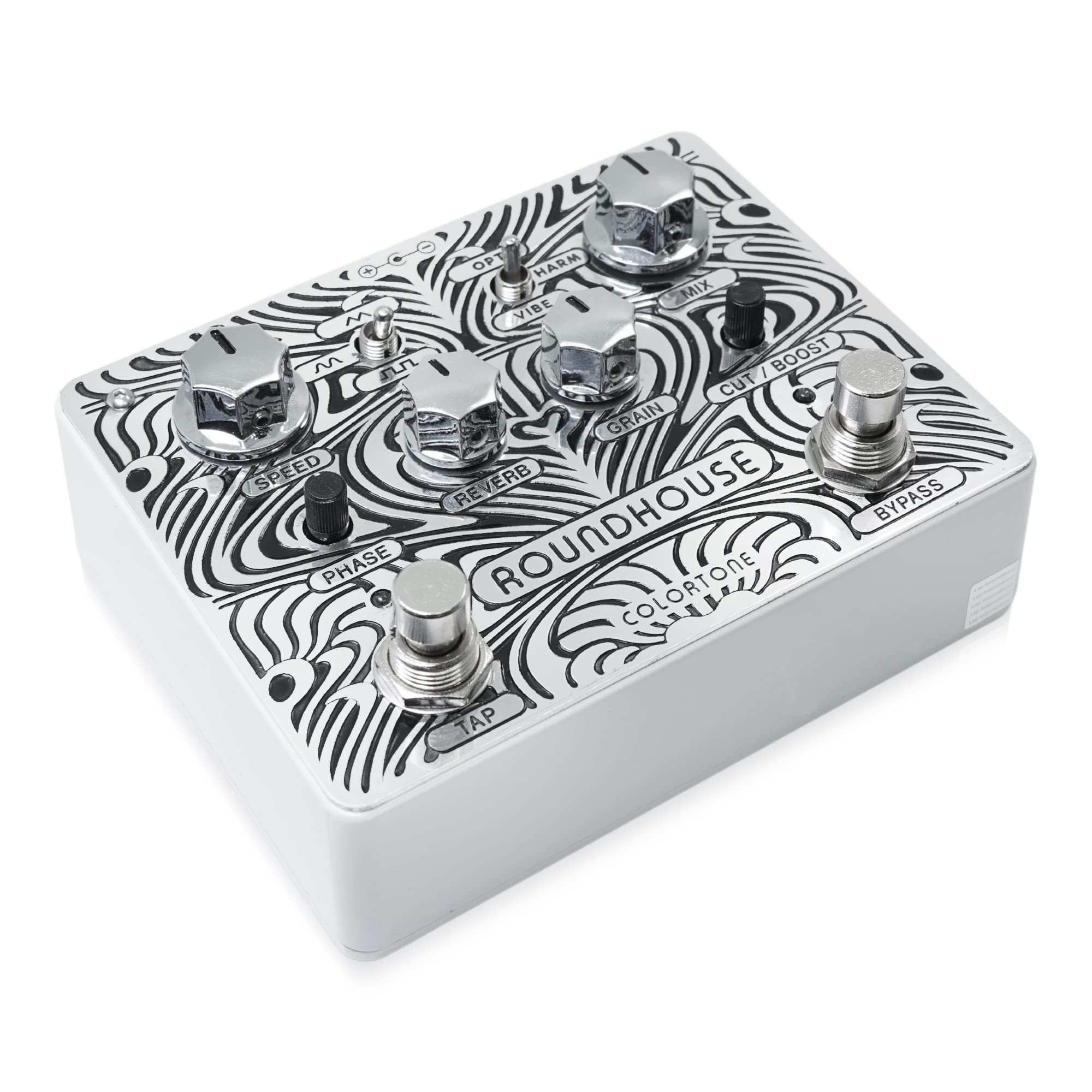 Amazon | Colortone Pedals Roundhouse トレモロ リバーブ ギター