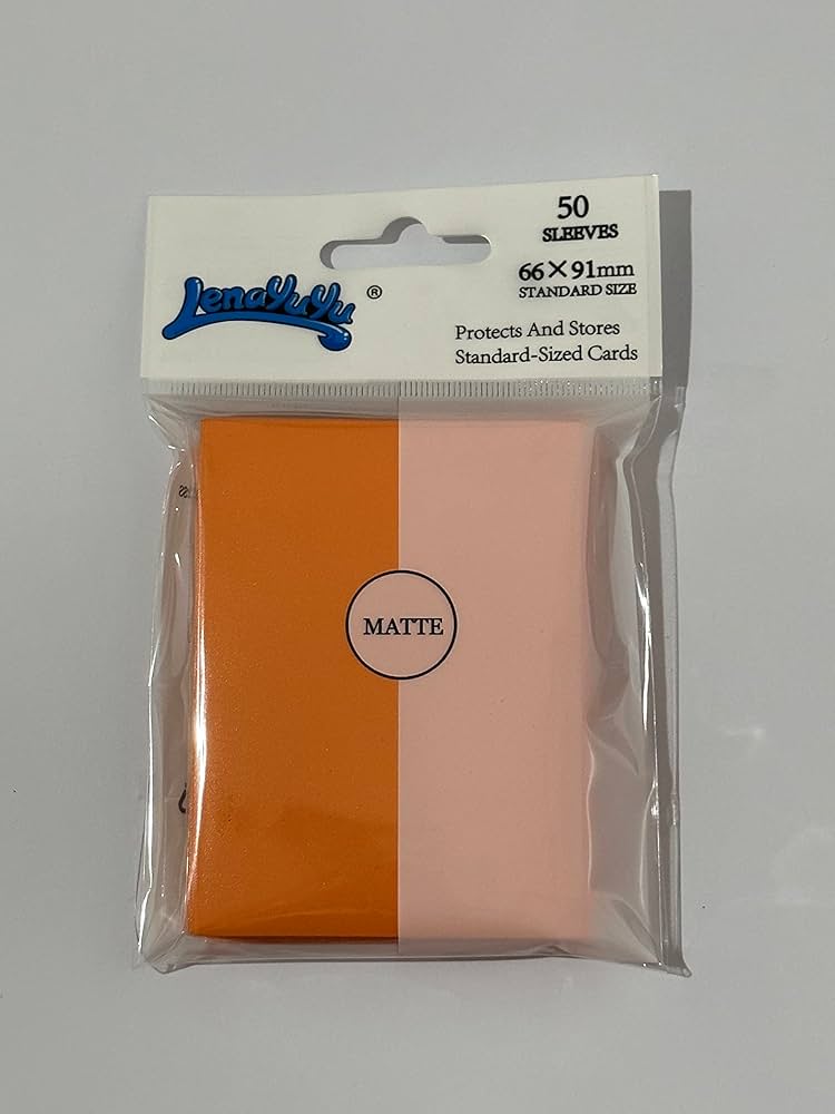 Amazon.co.jp: Lenayuyu オレンジカードスリーブ トップローダー