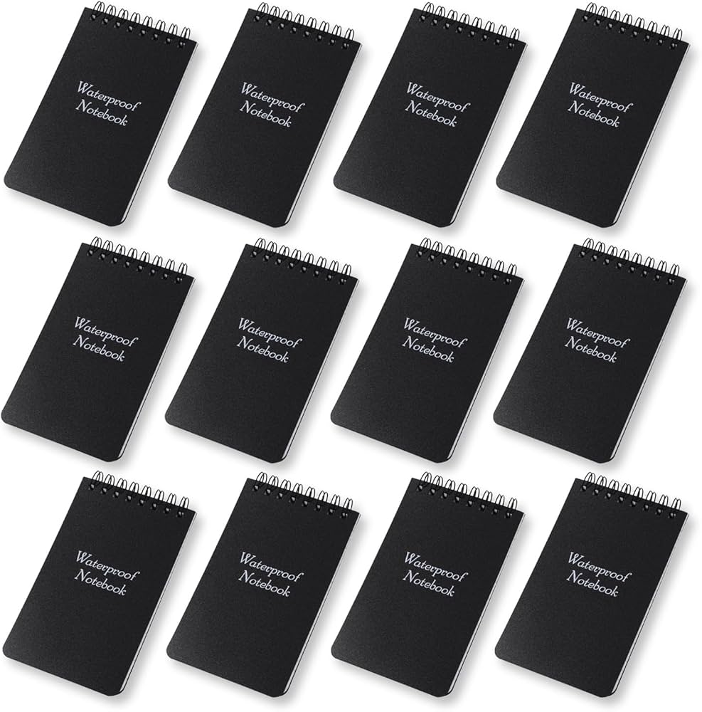 Amazon.co.jp: Anopono 防水メモ帳 防水 耐水 メモ リングノート ミニ