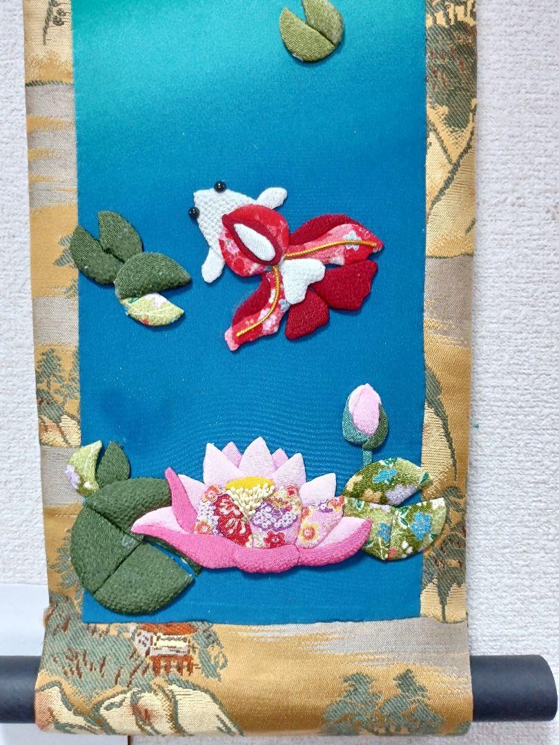 お正月遊び兎 タペストリー 押絵 古布 ハンドメイド お正月遊び兎