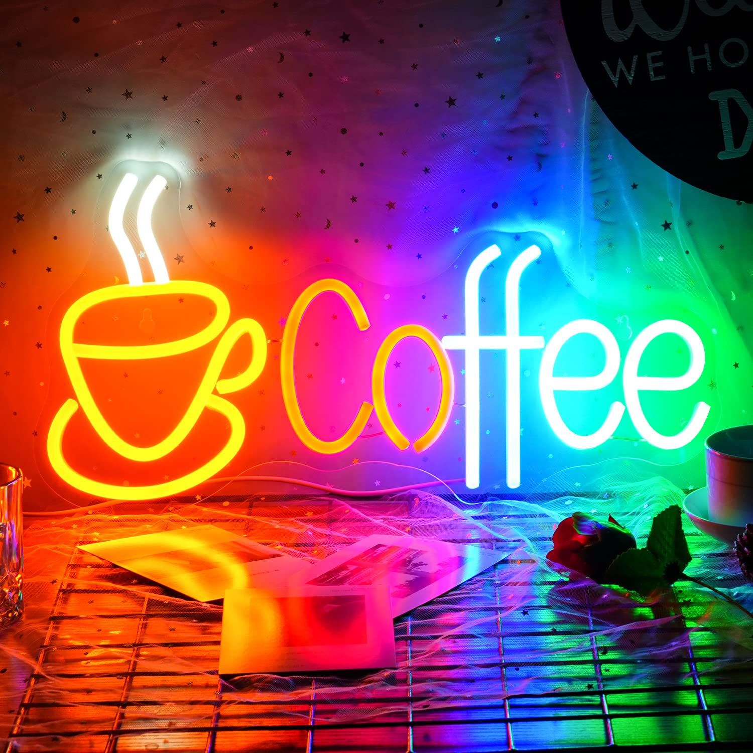 Amazon.co.jp: coffeeネオンサイン コーヒーledネオン管 レストラン