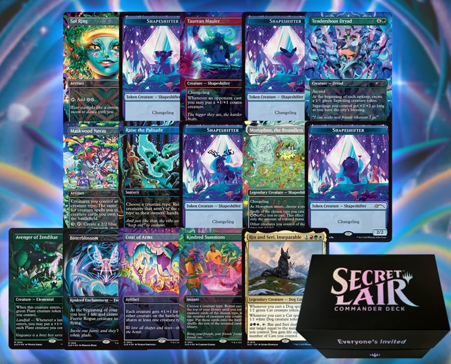 Amazon.com: MTG Secret Lair Commander Deck: Everyone's Invited