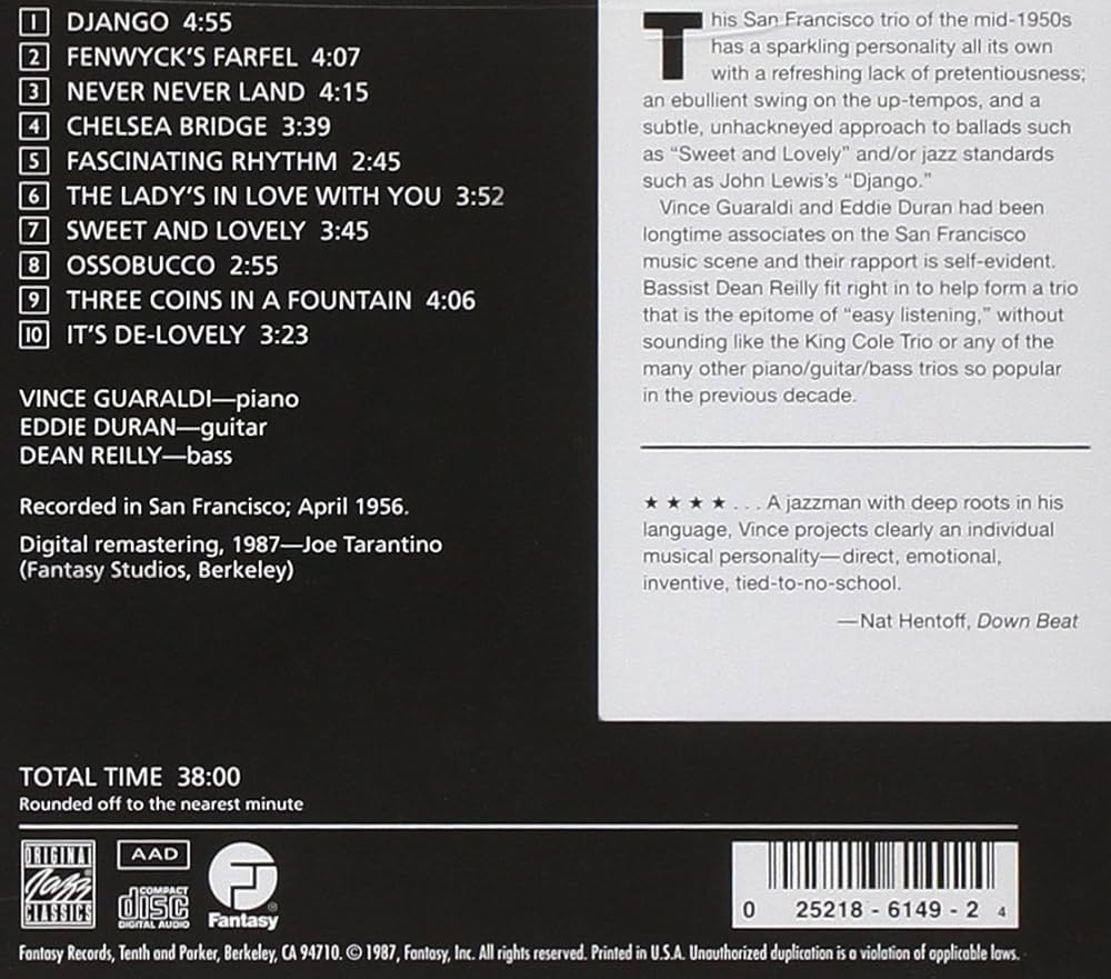 Amazon.co.jp: Vince Guaraldi Trio: ミュージック