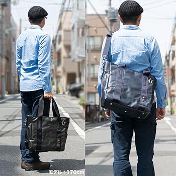 Amazon.co.jp: 森野帆布 x SIGNAL FLAG 2WAY トートバッグ ネイビー