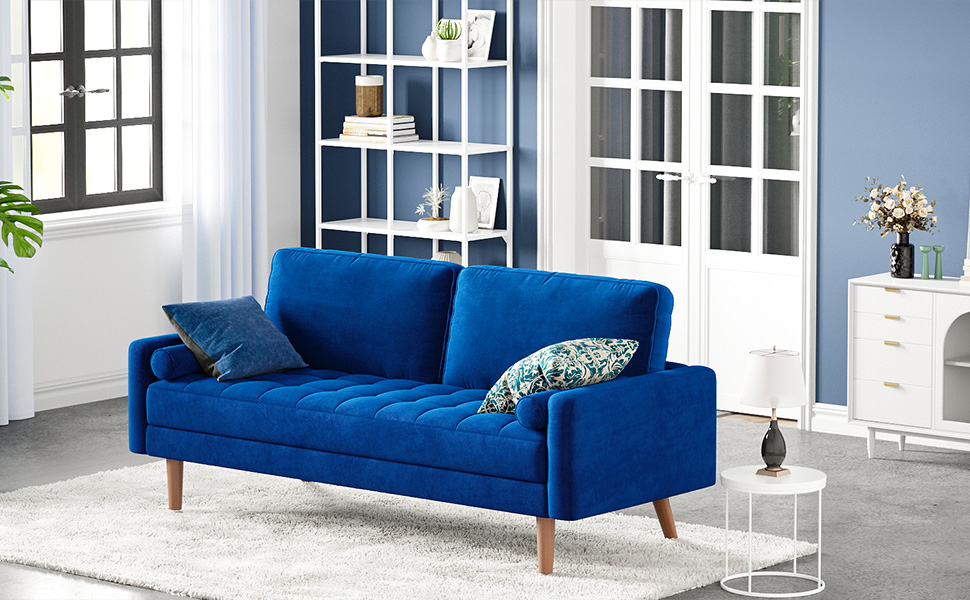 Amazon｜Vesgantti ソファー 3人掛け ベルベット 幅176cm おしゃれ