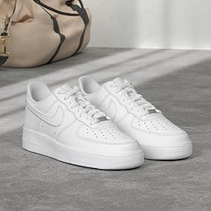 Amazon.com | Nike Air Force 1 07 Men's Shoes White/White 315122