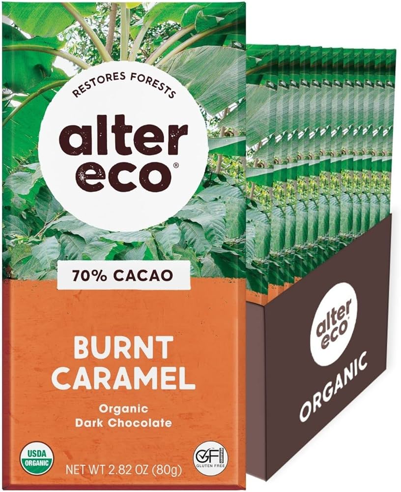 Amazon.com : Alter Eco | Chocolate Bars | Pure Dark Cocoa, Fair