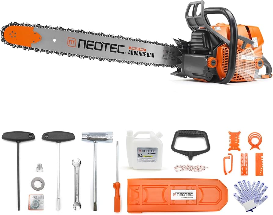 Amazon.com : NEOTEC NS892V1 92cc Gas Powered Chainsaw with 36 inch