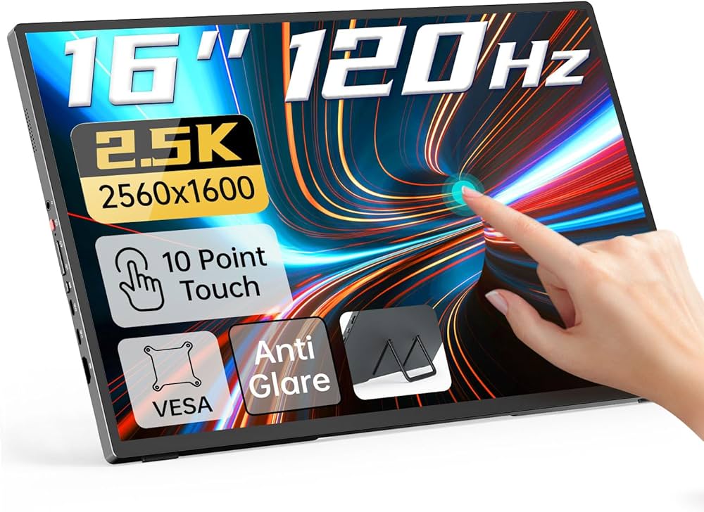 Amazon.co.jp: Intehill モバイルモニター タッチパネル 16インチ 2.5K