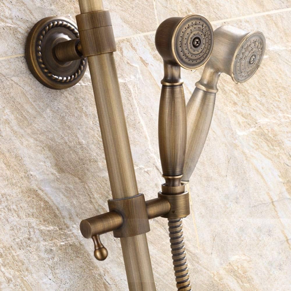 Amazon.co.jp: シャワーヘッドレトロつや消しシャワーセット銅蛇口