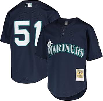 Amazon.com: Ichiro Suzuki Seattle Mariners #51 MLB Kids Youth 4-20