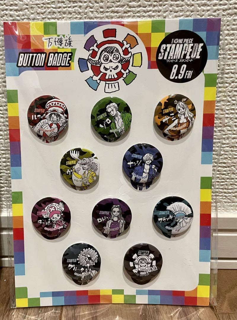 Amazon.co.jp: 出品 ONE PIECE ワンピース くまモン コラボ缶バッジ