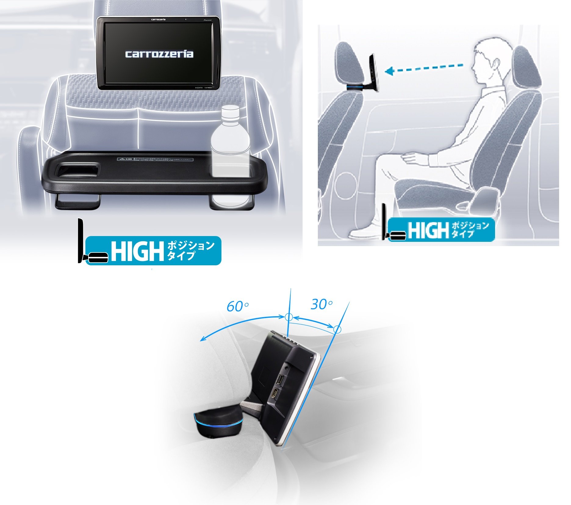 Amazon | Pioneer プライベートモニター TVM-PW1000 10.1インチ WXGA