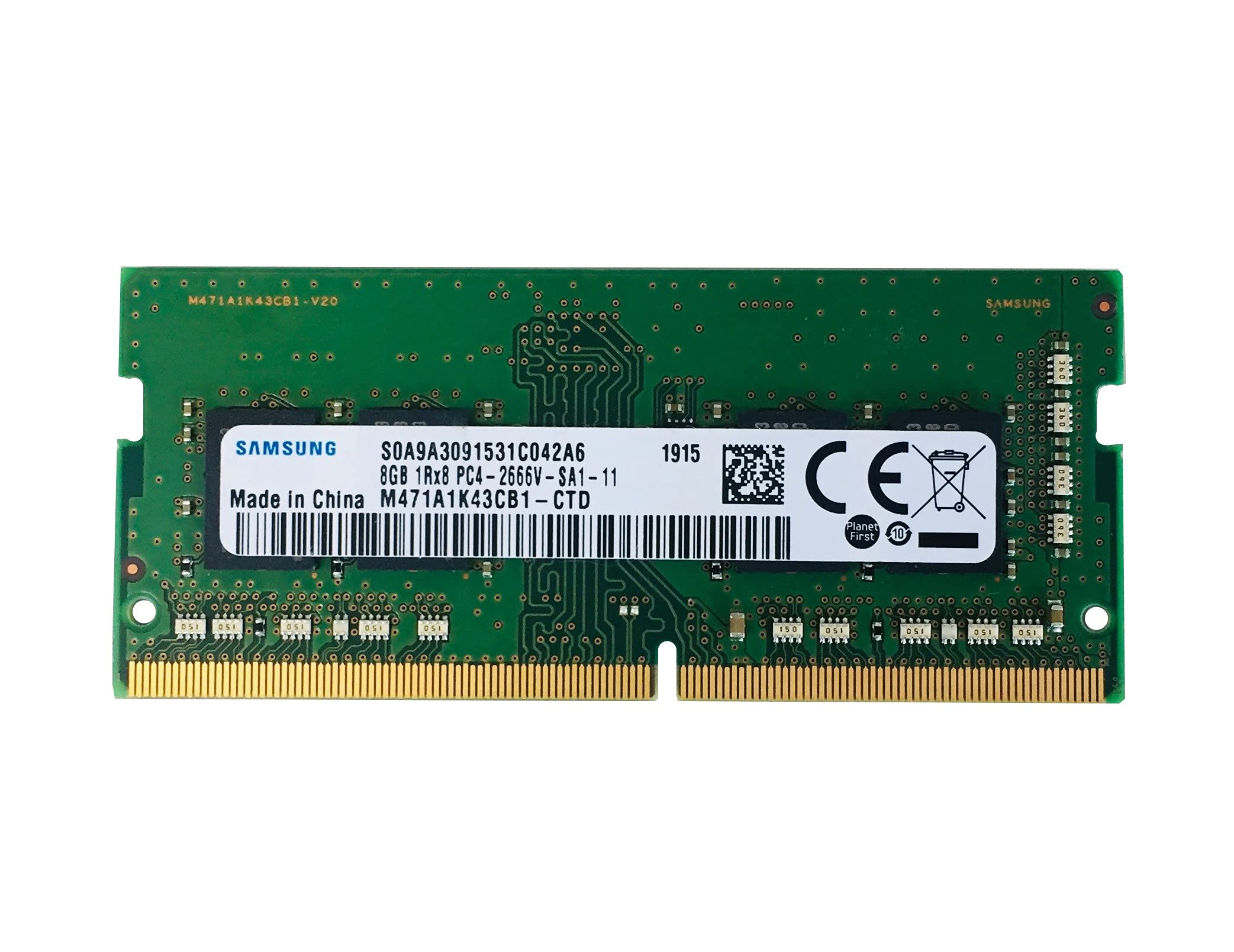 SAMSUNG M471A1K43CB1-CTD 2666MHz Memory Modules (8GB, 1 x 8GB