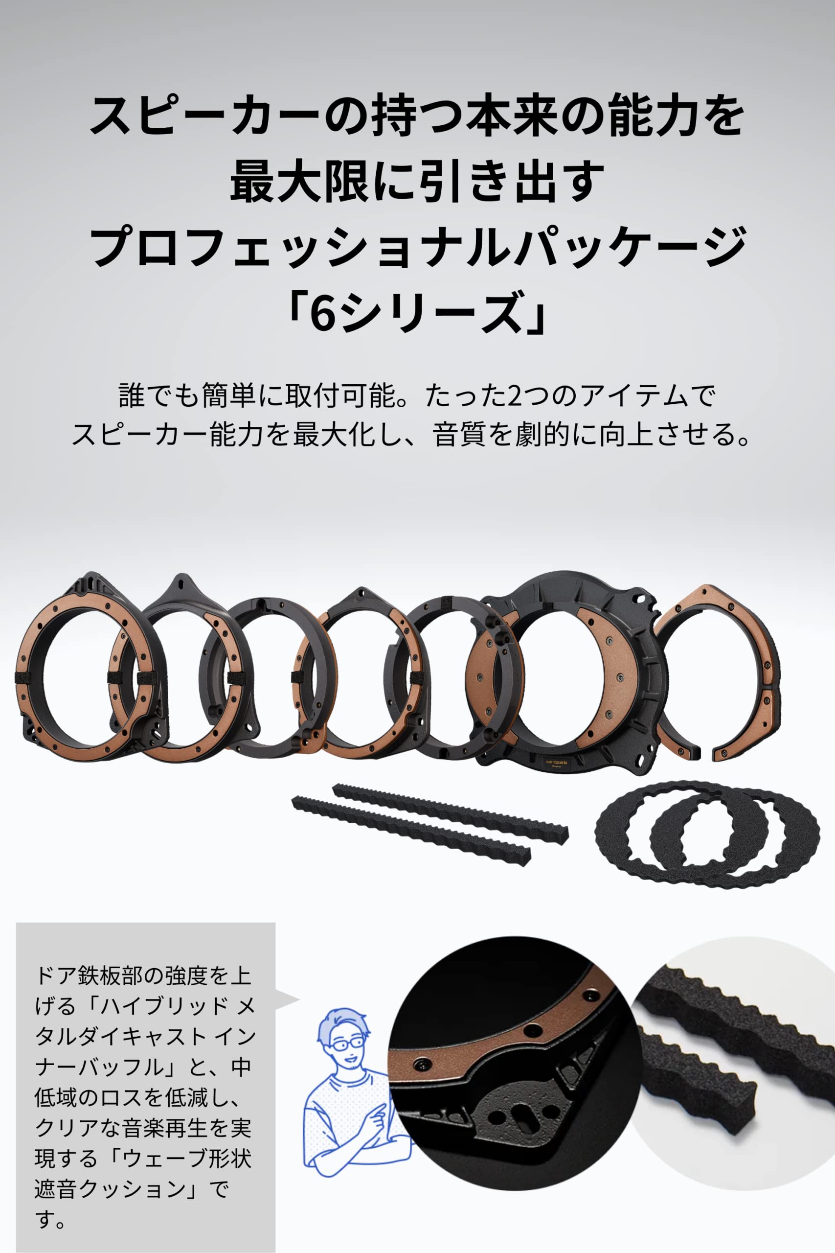 Amazon.co.jp: Pioneer スピーカー UD-K629 音質向上アイテム インナー