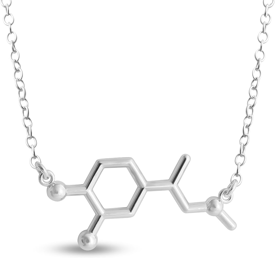 Amazon.com: AZAGGI Sterling Silver Handcrafted Chemical Structure