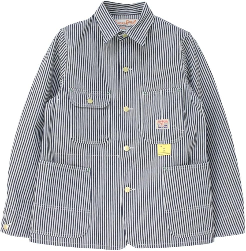 Amazon.co.jp: [シュガーケーン] ジャケット 11oz. HICKORY STRIPE