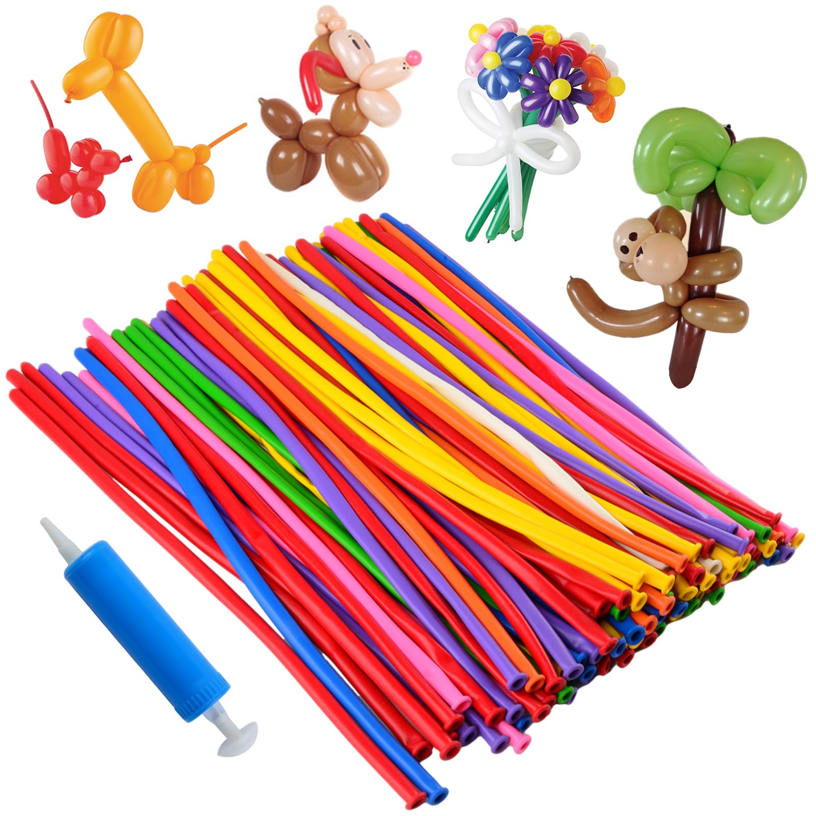Amazon.com: HoveBeaty Latex Twisting Balloons, 260Q Animal Magic