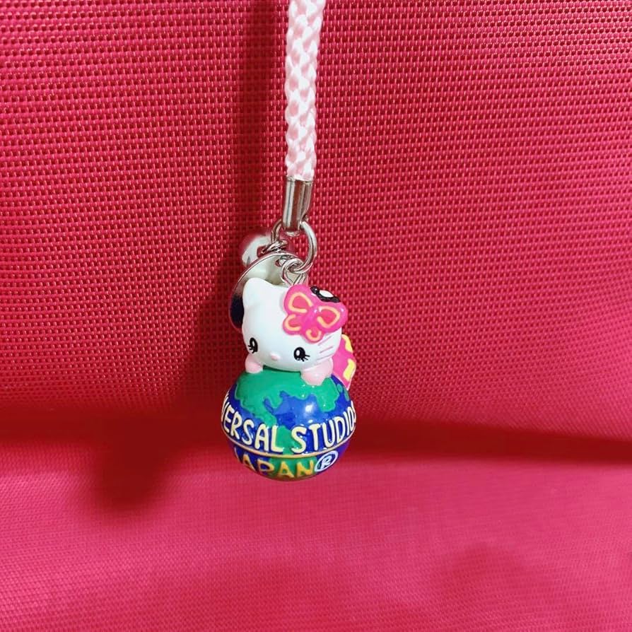 ハローキティ ピンクパンサー USJ限定 根付け ストラップ レア！ ご