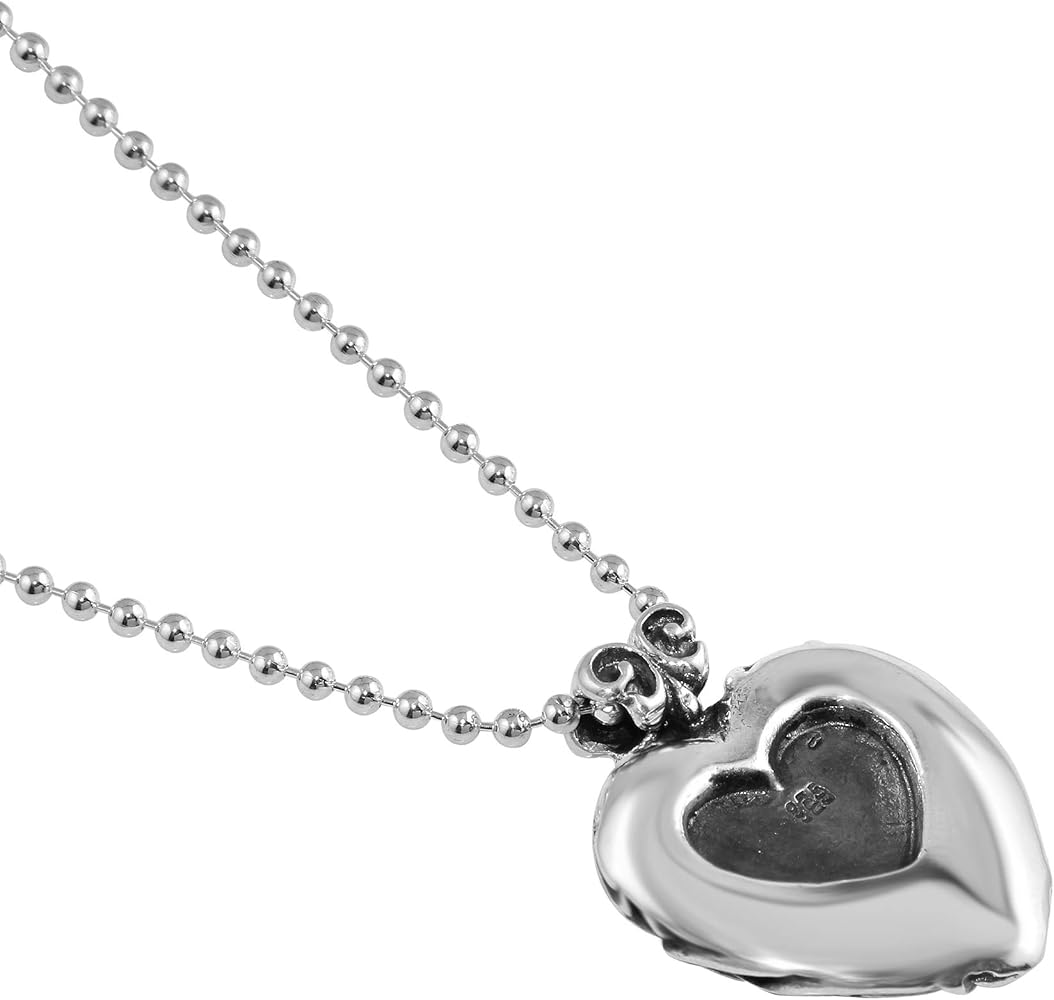 Amazon | A&Gロックスターリングシルバーケルトアートハートペンダント