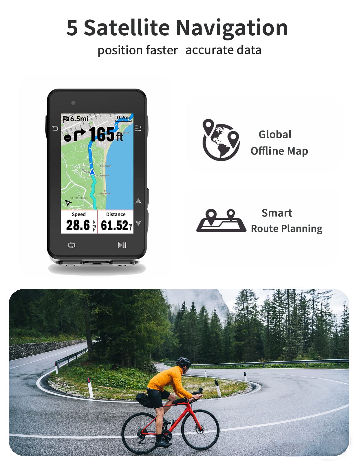 Amazon.co.jp: iGPSPORT iGS630 GPS バイク コンピューター 2.8インチ