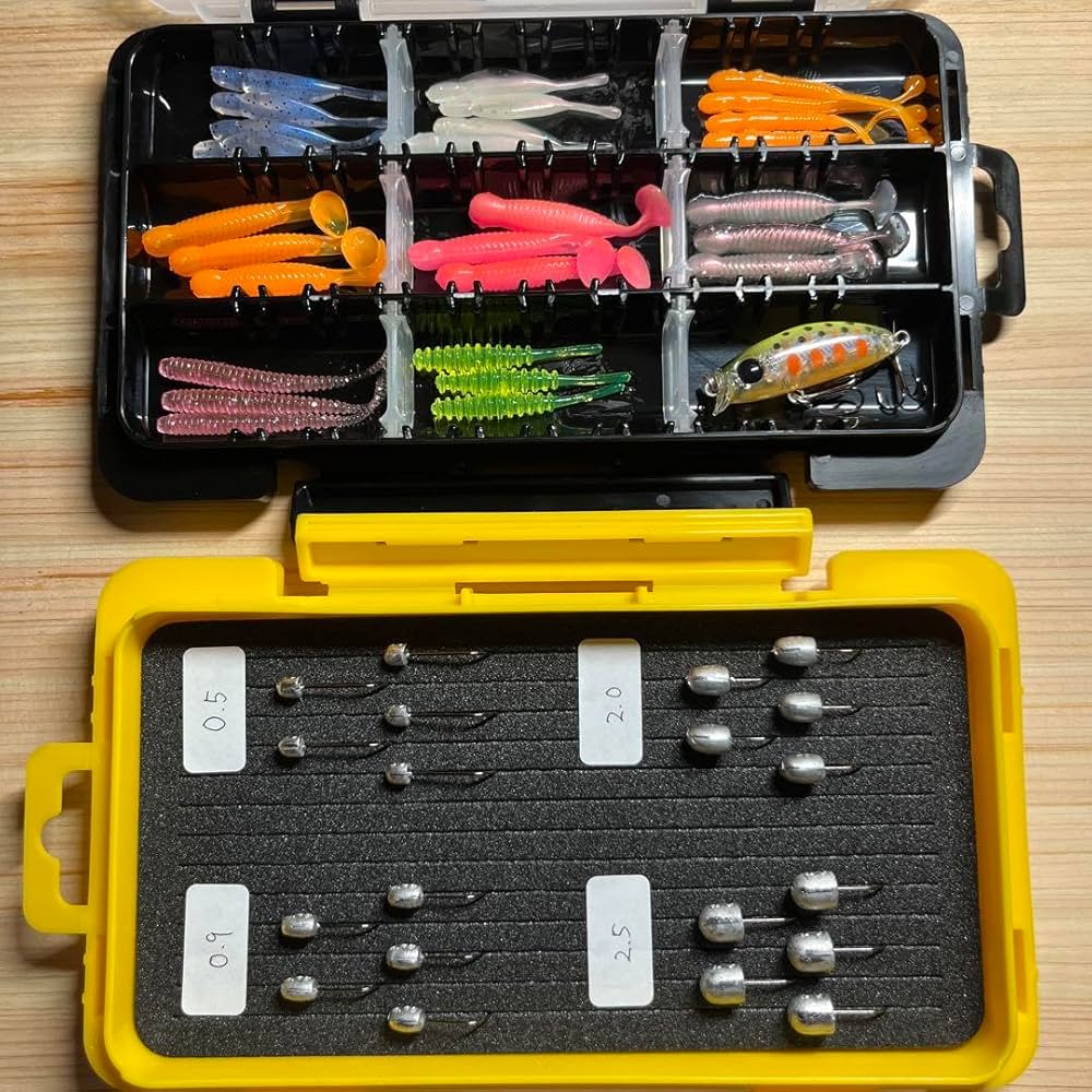 Amazon.co.jp: 超厳選！アジングメバリングセットワーム ジグヘッド