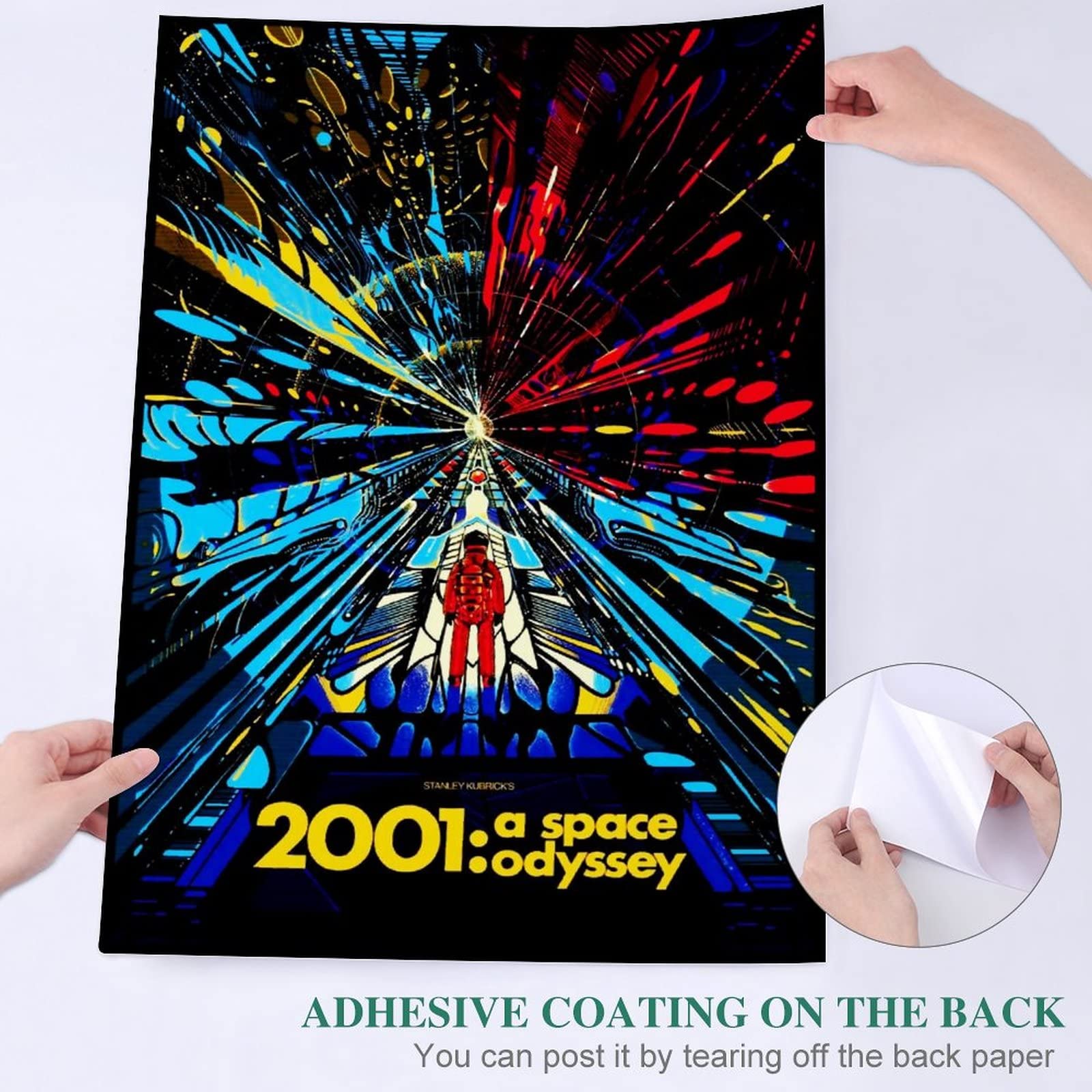 Amazon.co.jp: ウォールステッカー ポスター 2001年宇宙の旅 2001 A