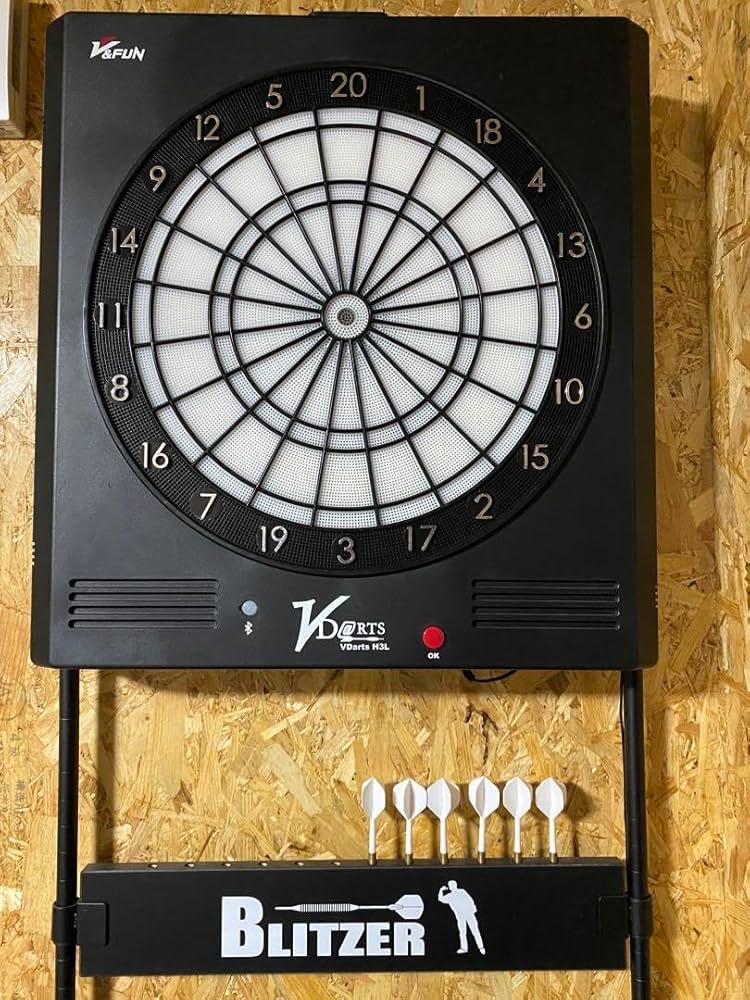 Amazon.co.jp: V-FUN VDARTS H3L LEDダーツボード スタンドセット : ホビー