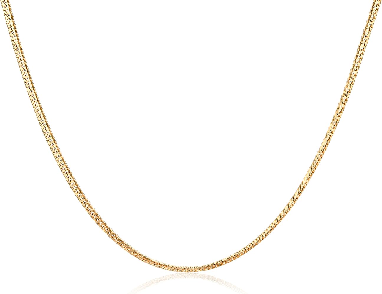 Amazon | K18 6面ダブル喜平 ネックレス 10g 50cm 日本製 18金ダブル