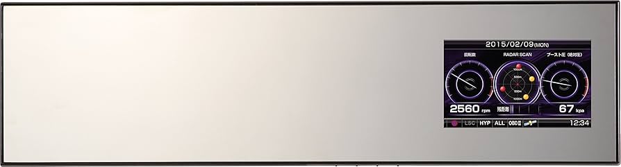 Amazon | コムテック 高感度GPS搭載 ミラータイプレーダー探知機 ZERO