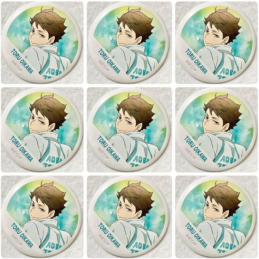 Amazon.co.jp: ハイキュー 缶バッジ コレクション 横断幕 及川徹