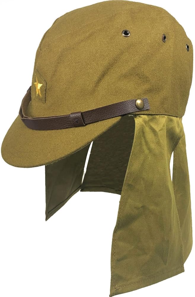 Amazon | [KIND CUBE] 軍帽 レプリカ 日本軍 下士官 帽垂れ有 コスプレ