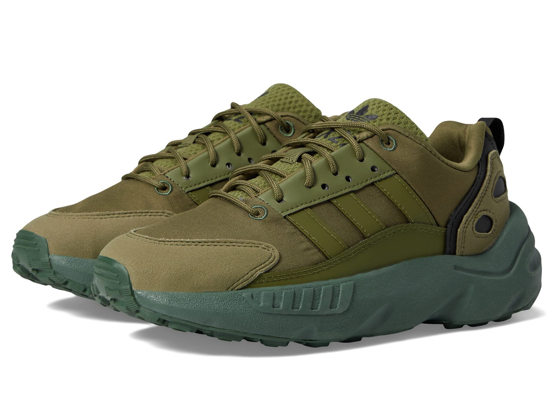 adidas Originals Boy's ZX 22 (Big Kid) Focus Olive/Gree | B2B
