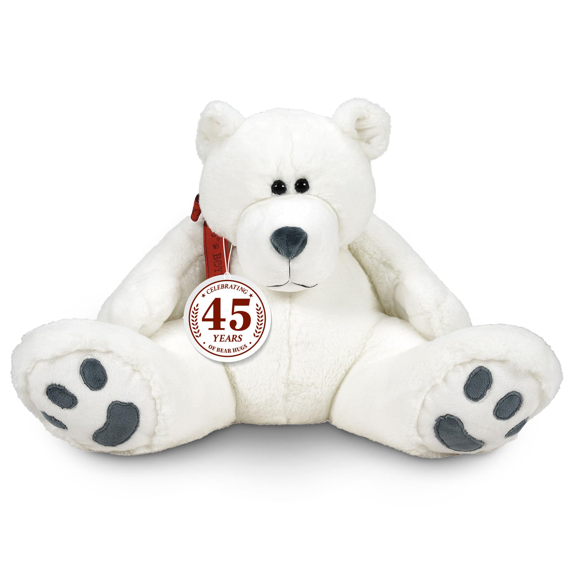 Amazon.com: Enesco Boyds Bears 45th Anniversary Bubba Pearl Plush
