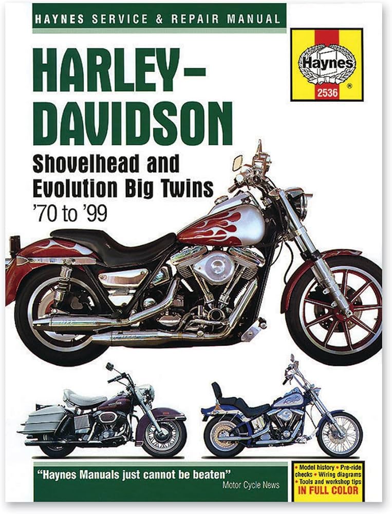 Harley-Davidson Shovelhead and Evolution Big Twins '70 to '99