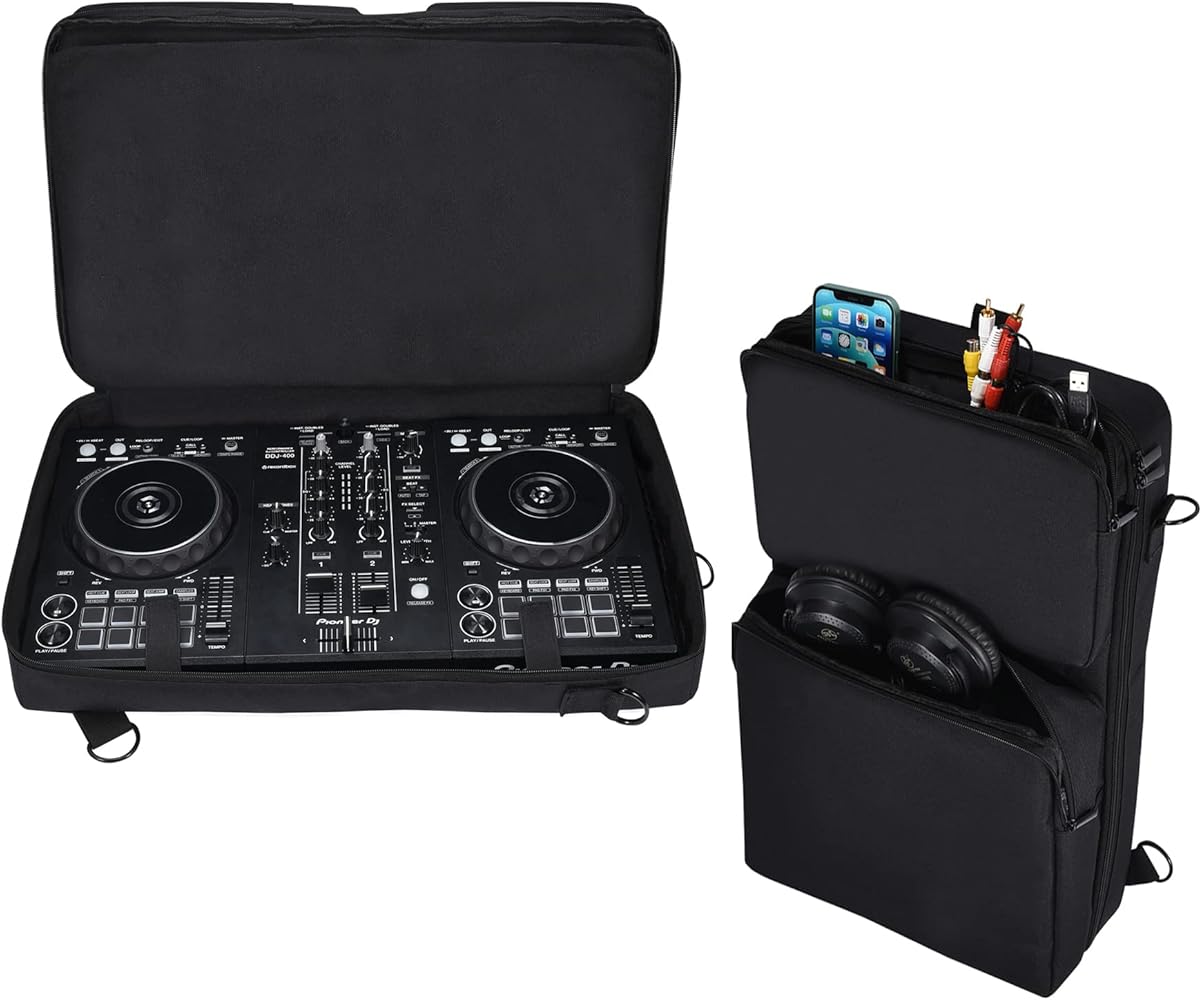 Growalleter Carry Bag for Pioneer DJ Controller DDJ-FLX4/DDJ-400
