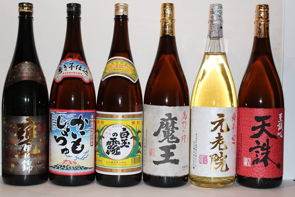 Amazon.co.jp: 鹿児島芋焼酎6本魔王コース（魔王・甕伊佐錦・元老院