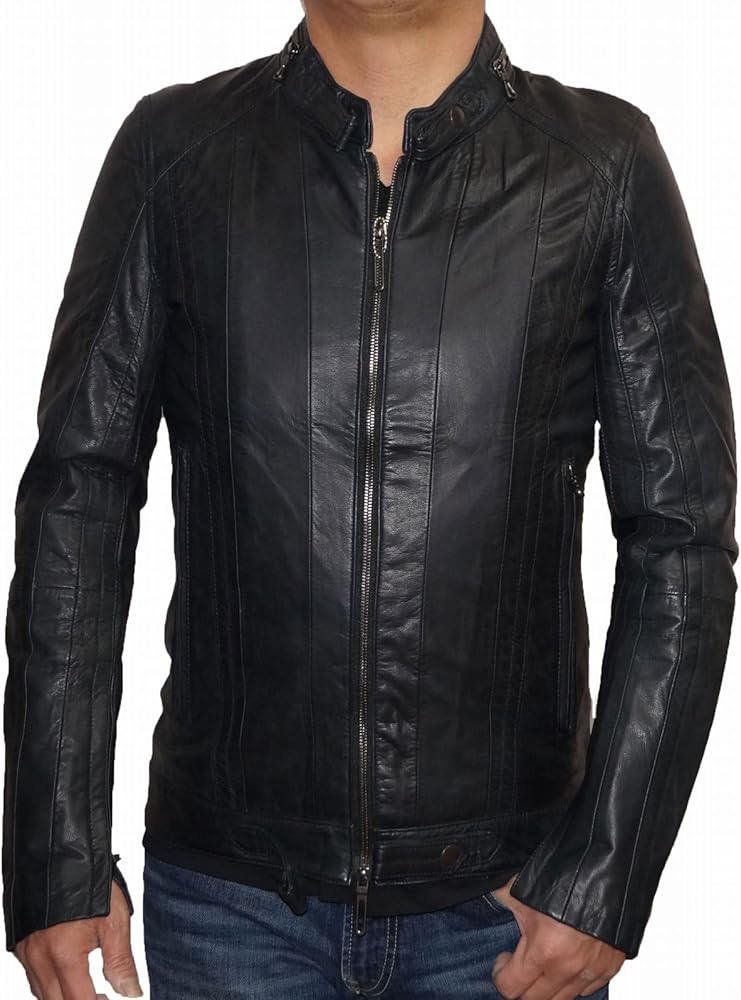 Amazon | シュリセル SCHLUSSEL 本革 レザージャケット ライダース