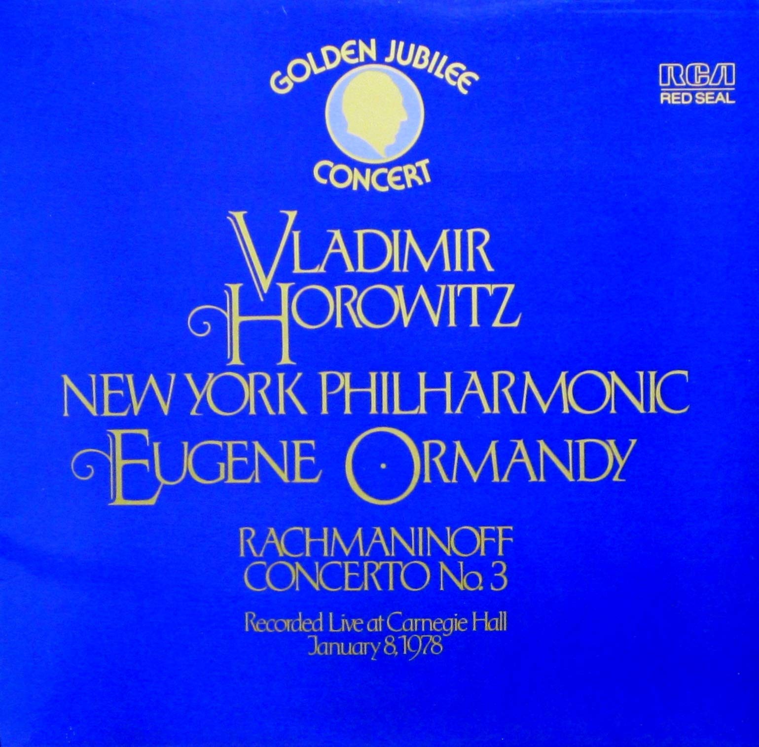 Amazon.com: Vladimir Horowitz Golden Jubilee Concert: Rachmaninoff