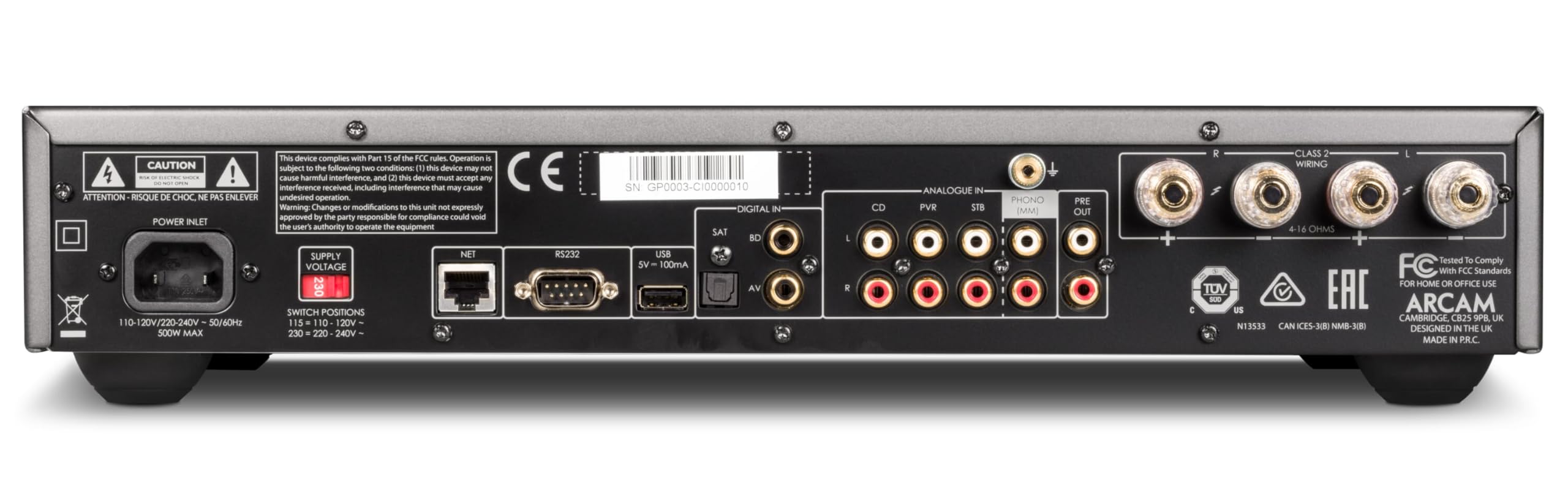 Amazon.co.jp: Arcam SA20 クラスG 統合アンプ - 完璧なサウンド&効率