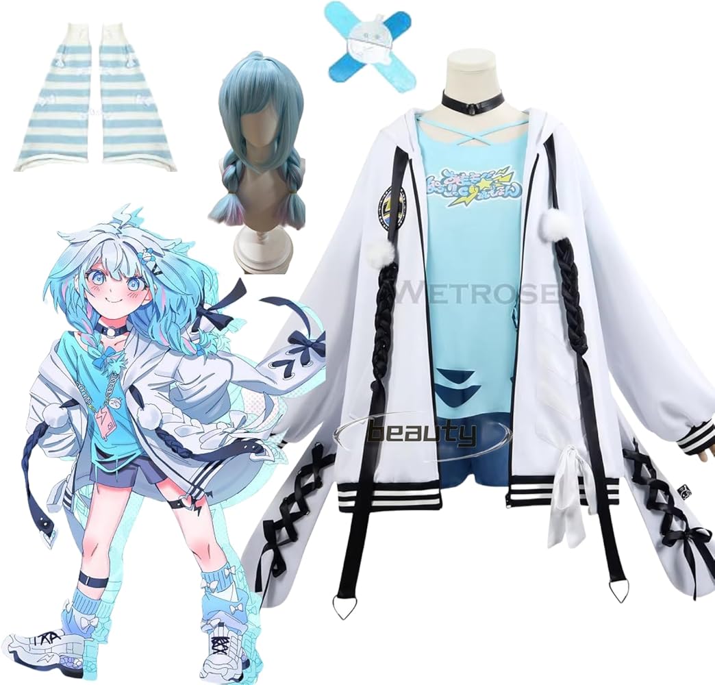 Amazon.co.jp: [Beauty 出品] Vtuber 水宮枢 Mizumiya Su コスプレ衣装