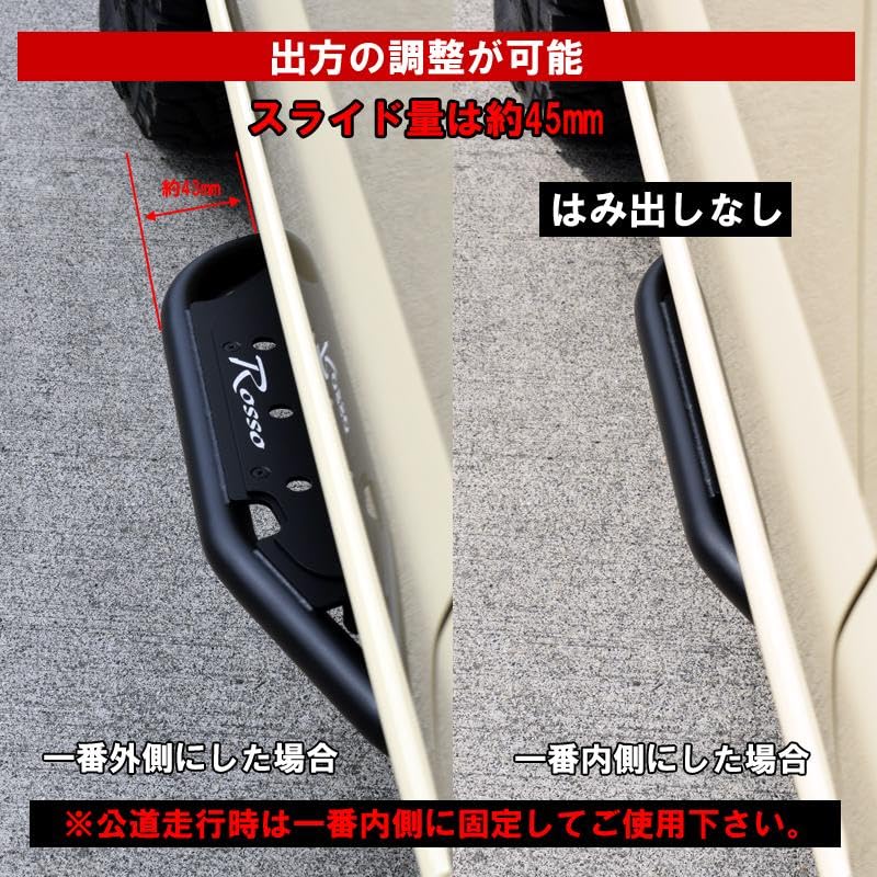 Amazon | ロッソモデロ LAIZA サイドステップ ジムニー JB64W