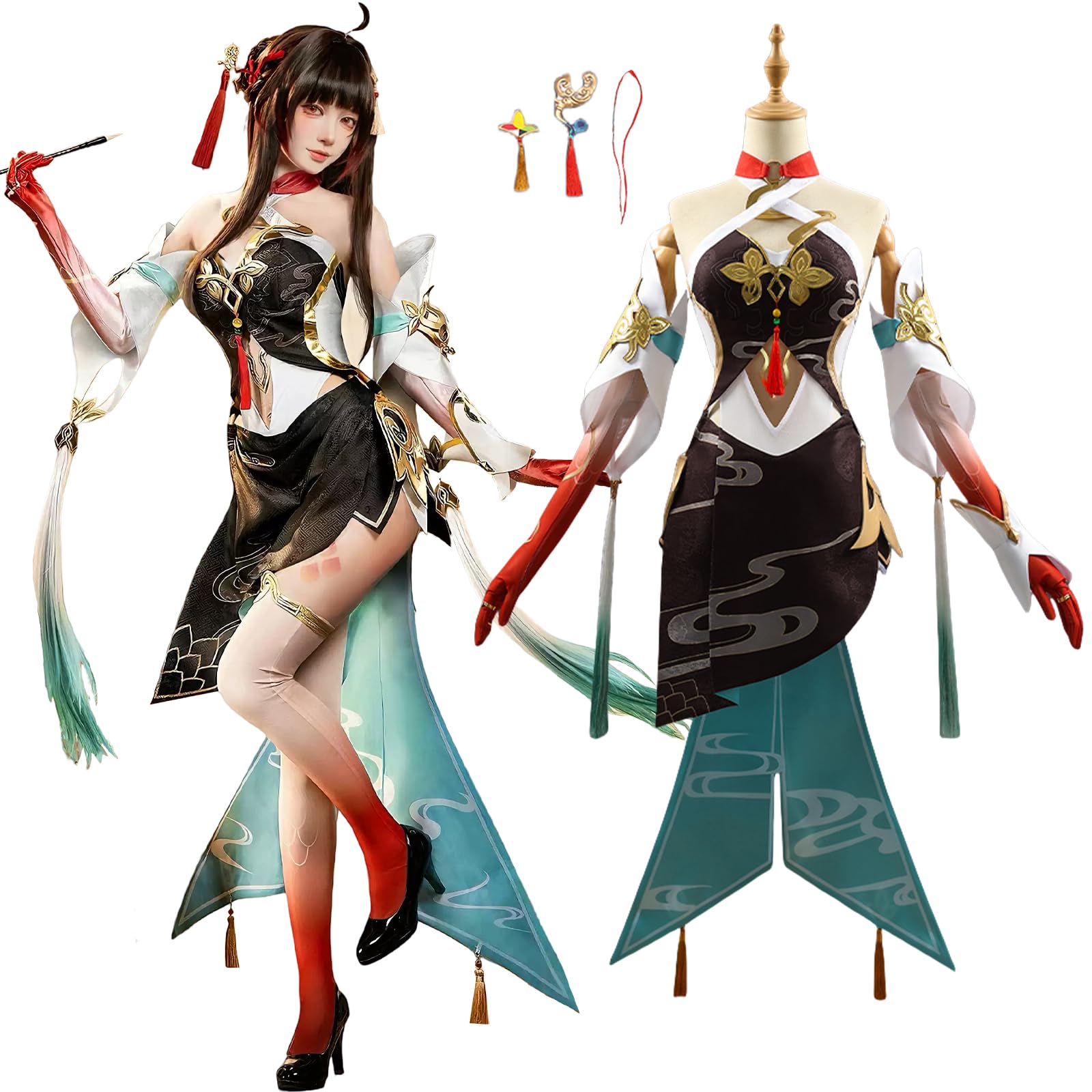 Amazon.co.jp: 崩壊スターレイル コスプレ 霊砂 コスプレ衣装 髪飾り