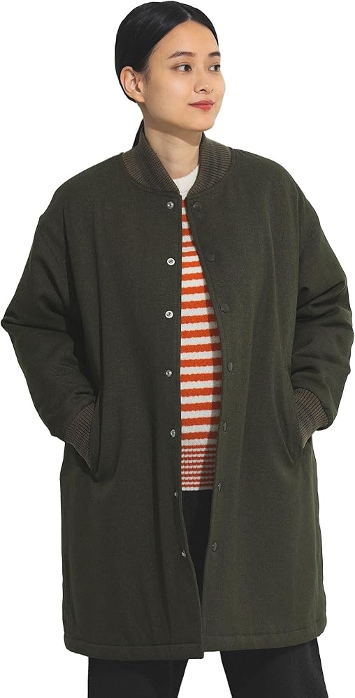 Amazon | [ビームスボーイ] コート ポリエステル バーシティ コート