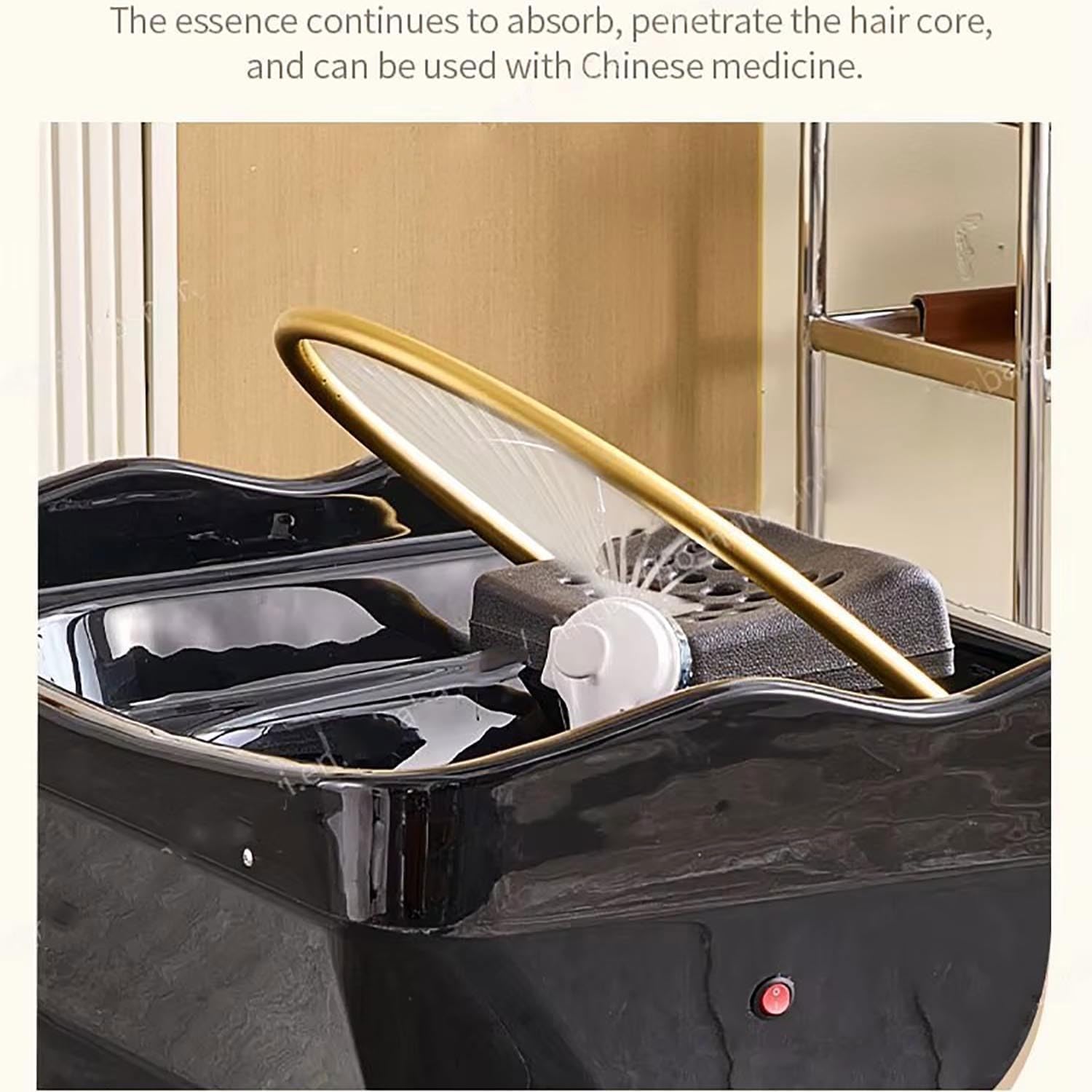 Amazon.co.jp: プロのシャンプー台、360°サイクルリンスヘッドスパ機器