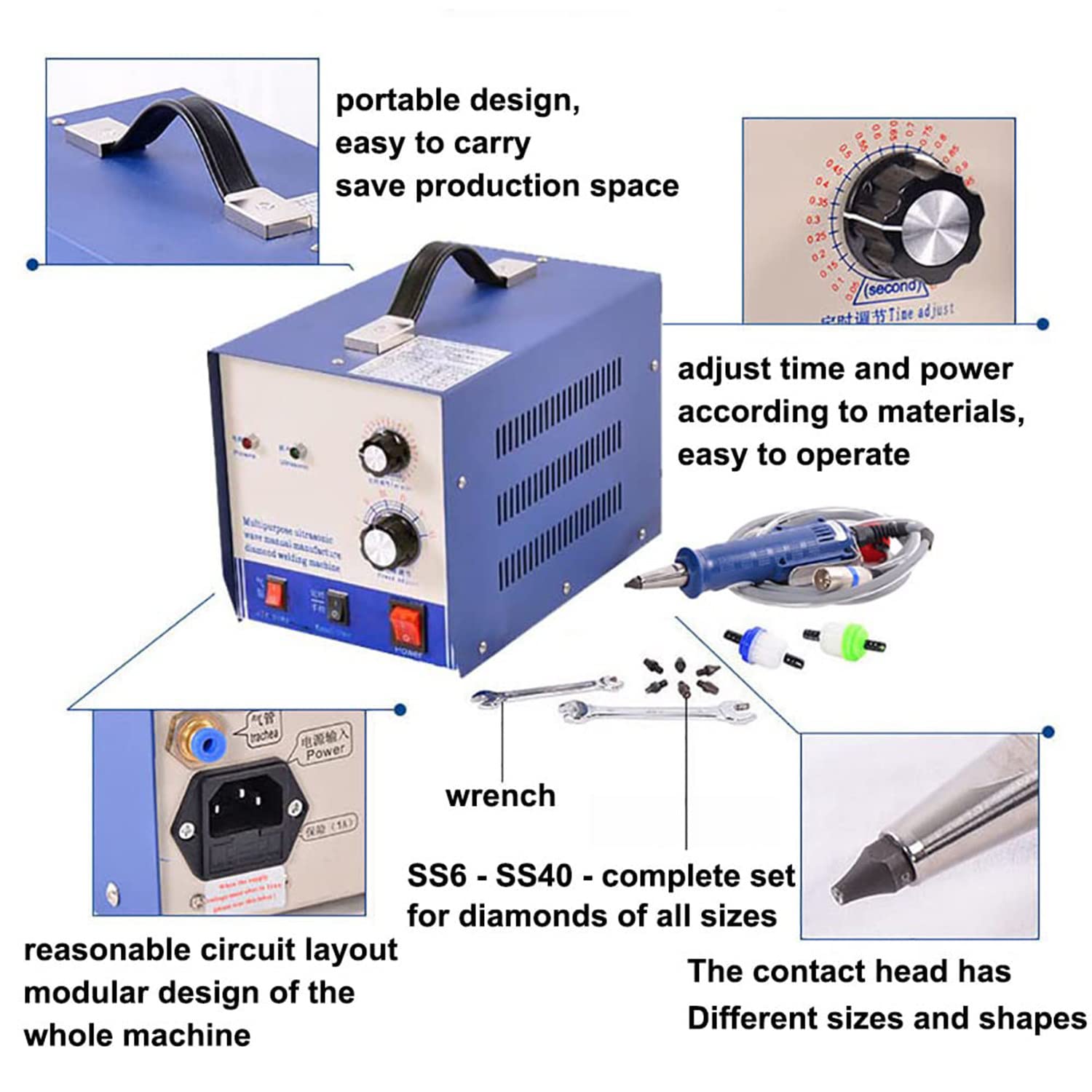 Amazon.co.jp: 超音波パールセッティングマシン、ホットフィックス