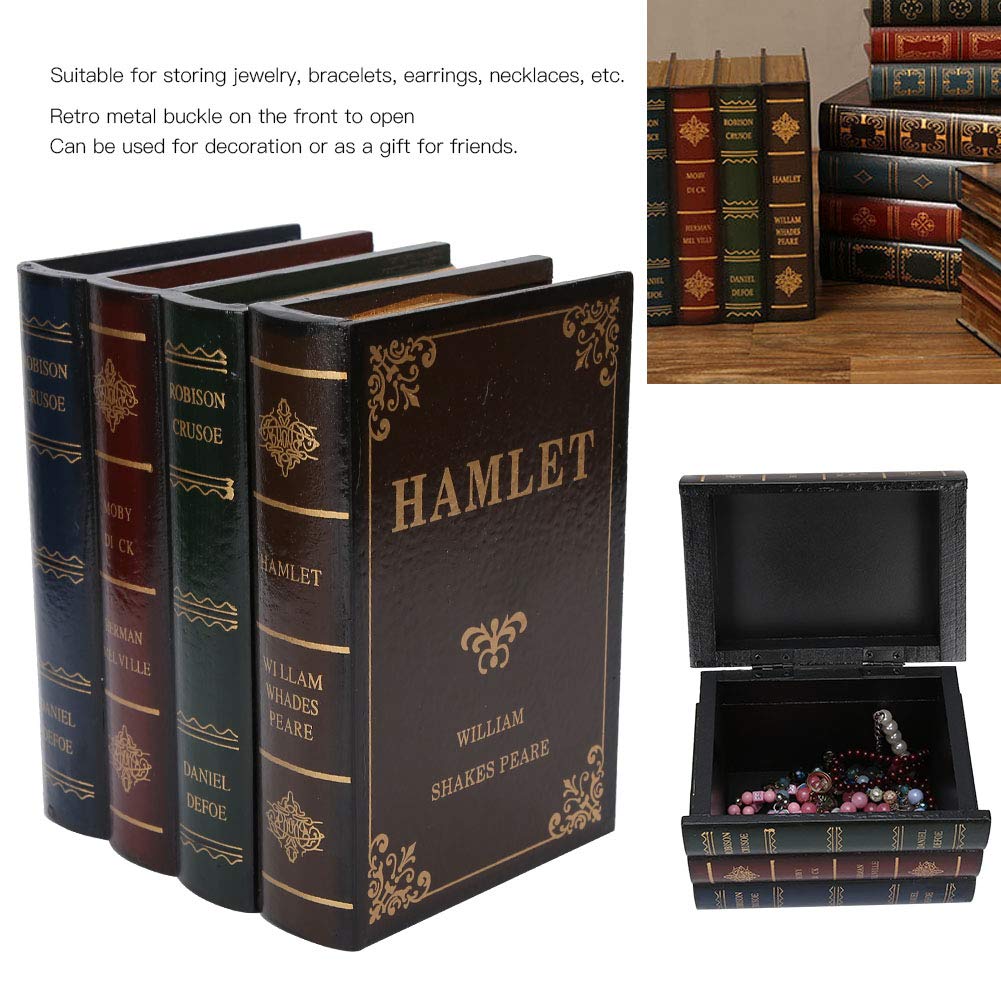 Amazon.com: Decor Box Book Shaped Box with Lid, Vintage Style Book