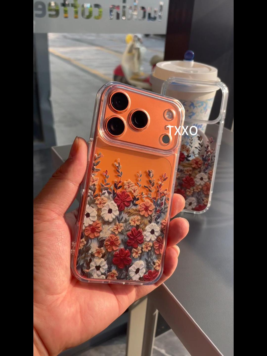 Amazon.com: TXXO for iPhone 17 Pro Max Case Clear Cute Flowers