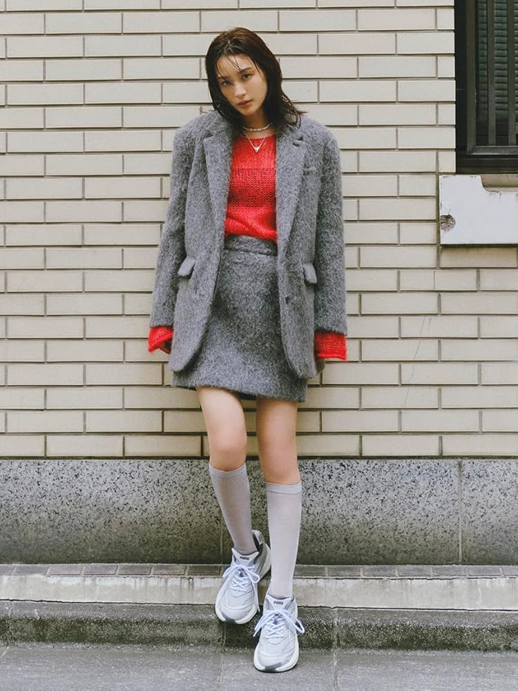 Amazon | [エミ] シャギーテーラードジャケットコート 13WFJ245013