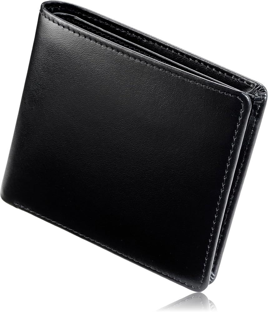 Amazon | [東京下町工房] 財布 メンズ 2つ折り 【伊革×和技】 二つ折り